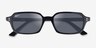 Ray-Ban RB4455 Zuri Black Eco-friendlySunglass Frames from EyeBuyDirect, Closed View