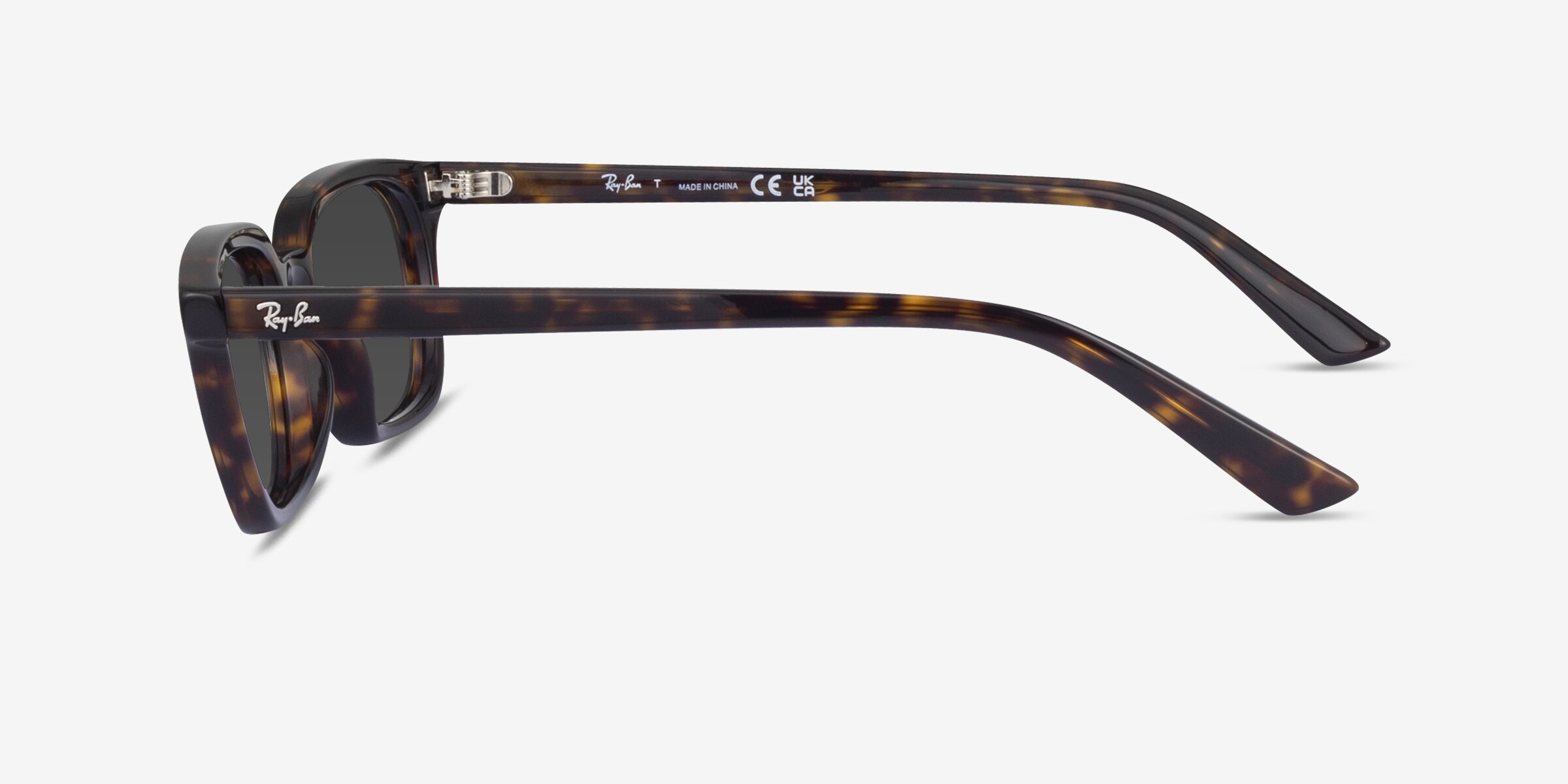 Ray-Ban RB4456 Zaya - Cat Eye Black Frame Prescription Sunglasses