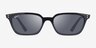 Ray-Ban RB4456 Zaya Noir Éco-responsableSoleil de Lunette de vue d'EyeBuyDirect, Vue de Face