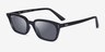 Ray-Ban RB4456 Zaya Noir Éco-responsableSoleil de Lunette de vue d'EyeBuyDirect, Vue d'Angle