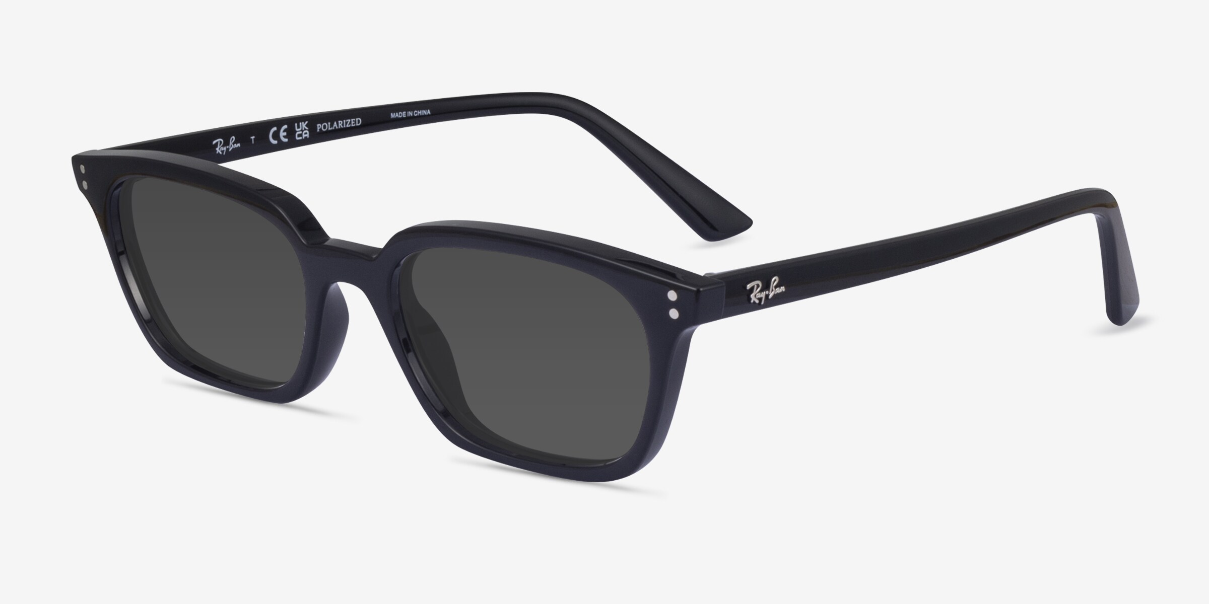 Ray-Ban RB4456 Zaya - Cat Eye Black Frame Prescription Sunglasses