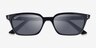 Ray-Ban RB4456 Zaya Noir Éco-responsableSoleil de Lunette de vue d'EyeBuyDirect, Vue Rapprochée