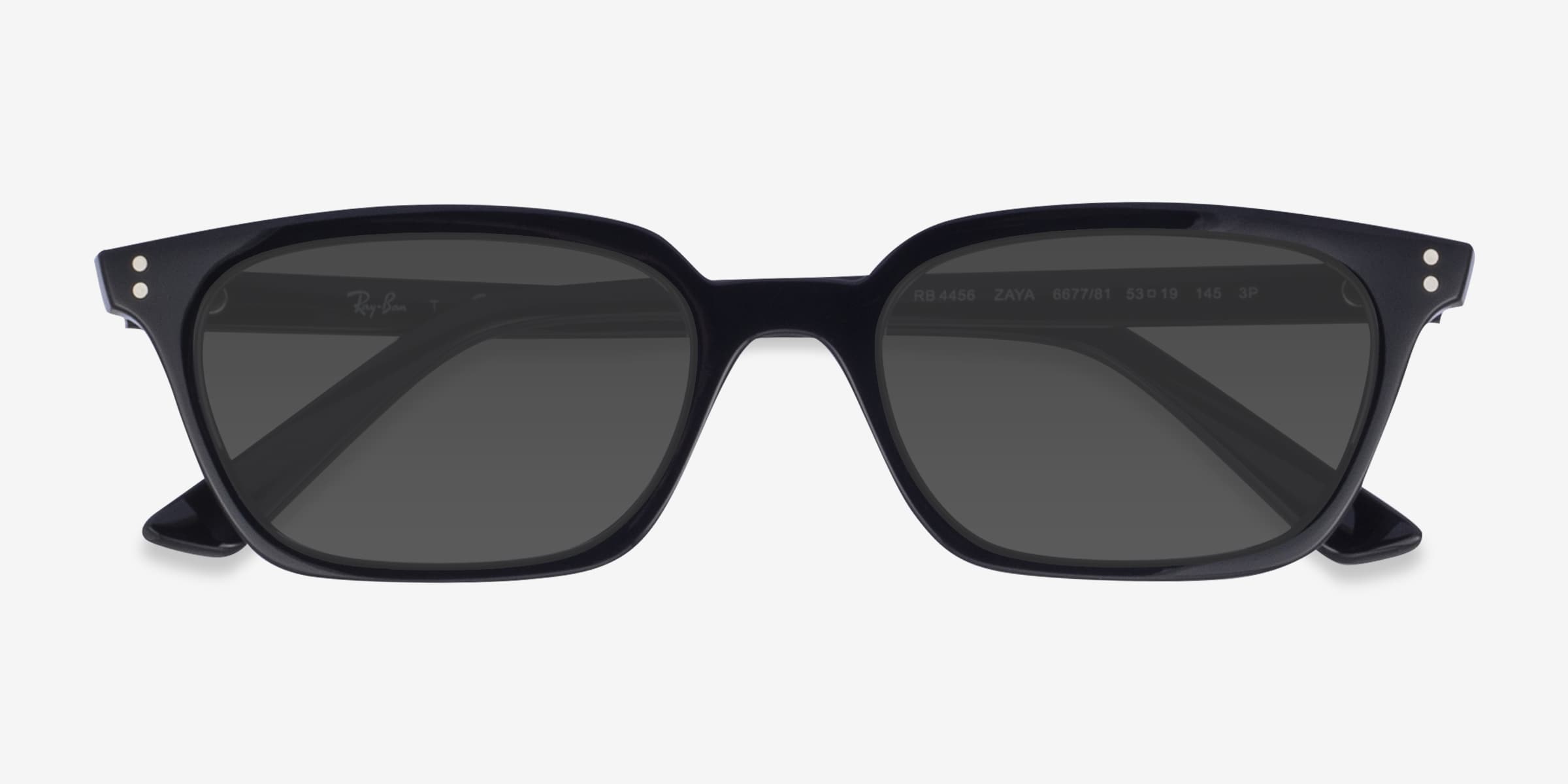 ray様 Ray-Ban RB4458D XL (65 - 18) with Green lenses and Black frame