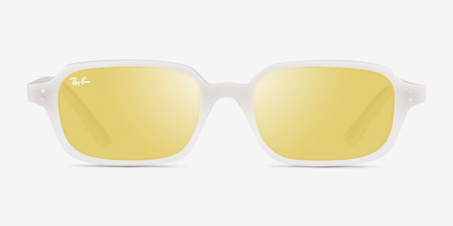 Ray-Ban RB4455 Zuri White Eco-friendlySunglass Frames from EyeBuyDirect, Front View