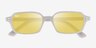 Ray-Ban RB4455 Zuri White Eco-friendlySunglass Frames from EyeBuyDirect, Closed View
