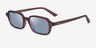Ray-Ban RB4455 Zuri Red Eco-friendlySunglass Frames from EyeBuyDirect, Angle View