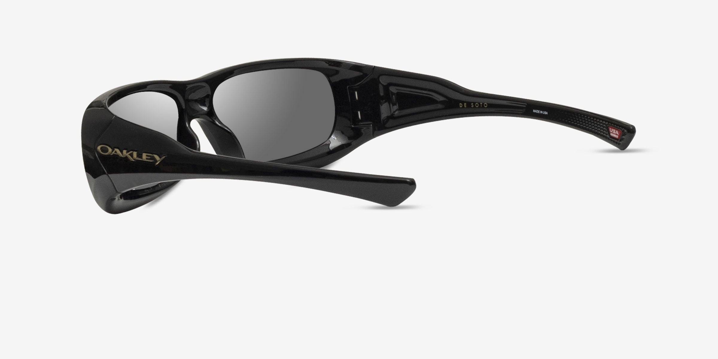Oakley De Soto - Rectangle Polished Black Frame Prescription