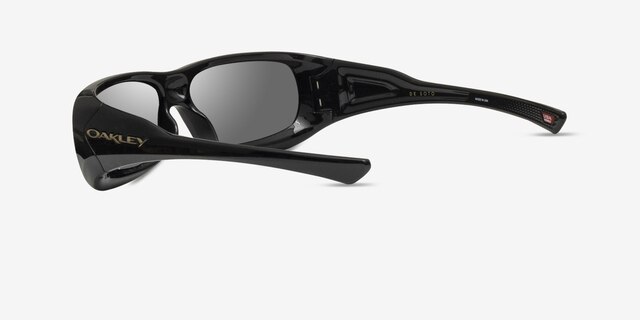Oakley De Soto Polished Black PlastiqueSoleil de Lunette de vue d'EyeBuyDirect, Vue de Côté