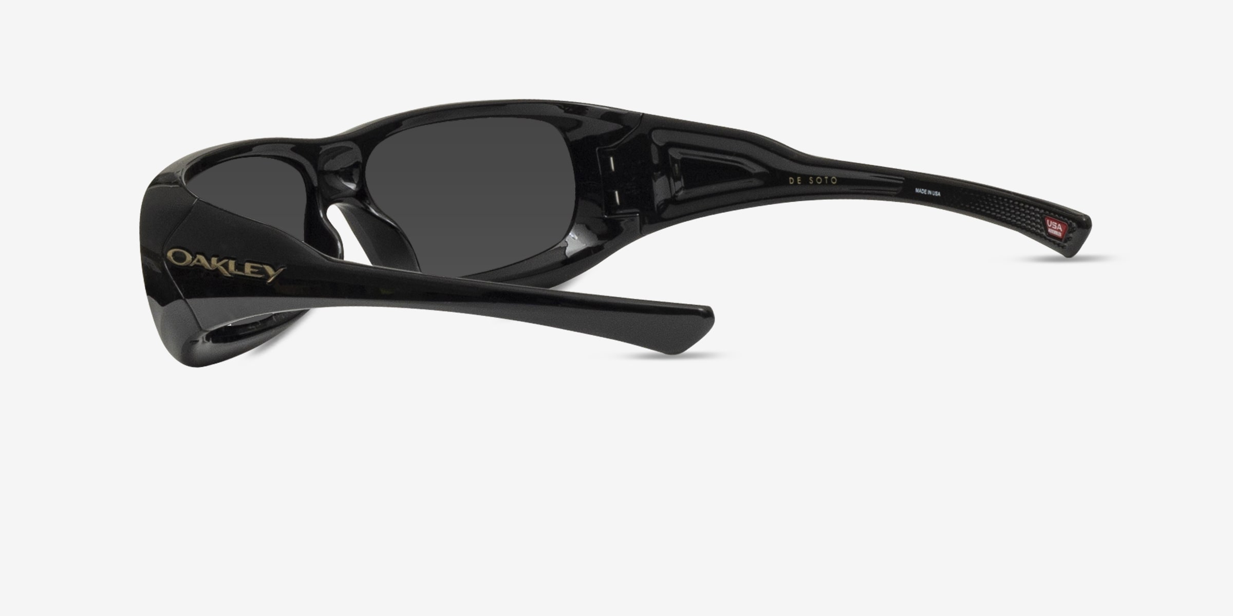 Oakley De Soto - Rectangle Polished Black Frame Prescription