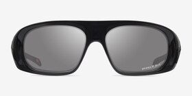 Oakley Belleville Noir Plastique Soleil de Lunette de vue d'EyeBuyDirect, Vue de Face