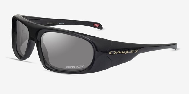 Oakley Belleville Black PlasticSunglass Frames from EyeBuyDirect, Angle View