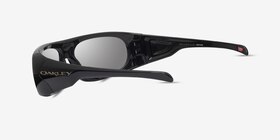 Oakley Belleville Noir Plastique Soleil de Lunette de vue d'EyeBuyDirect, Vue de Côté