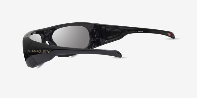 Oakley Belleville Black PlasticSunglass Frames from EyeBuyDirect, Side View