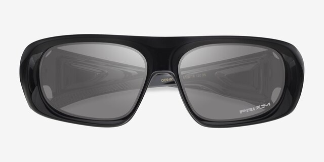 Oakley Belleville Black PlasticSunglass Frames from EyeBuyDirect, Closed View