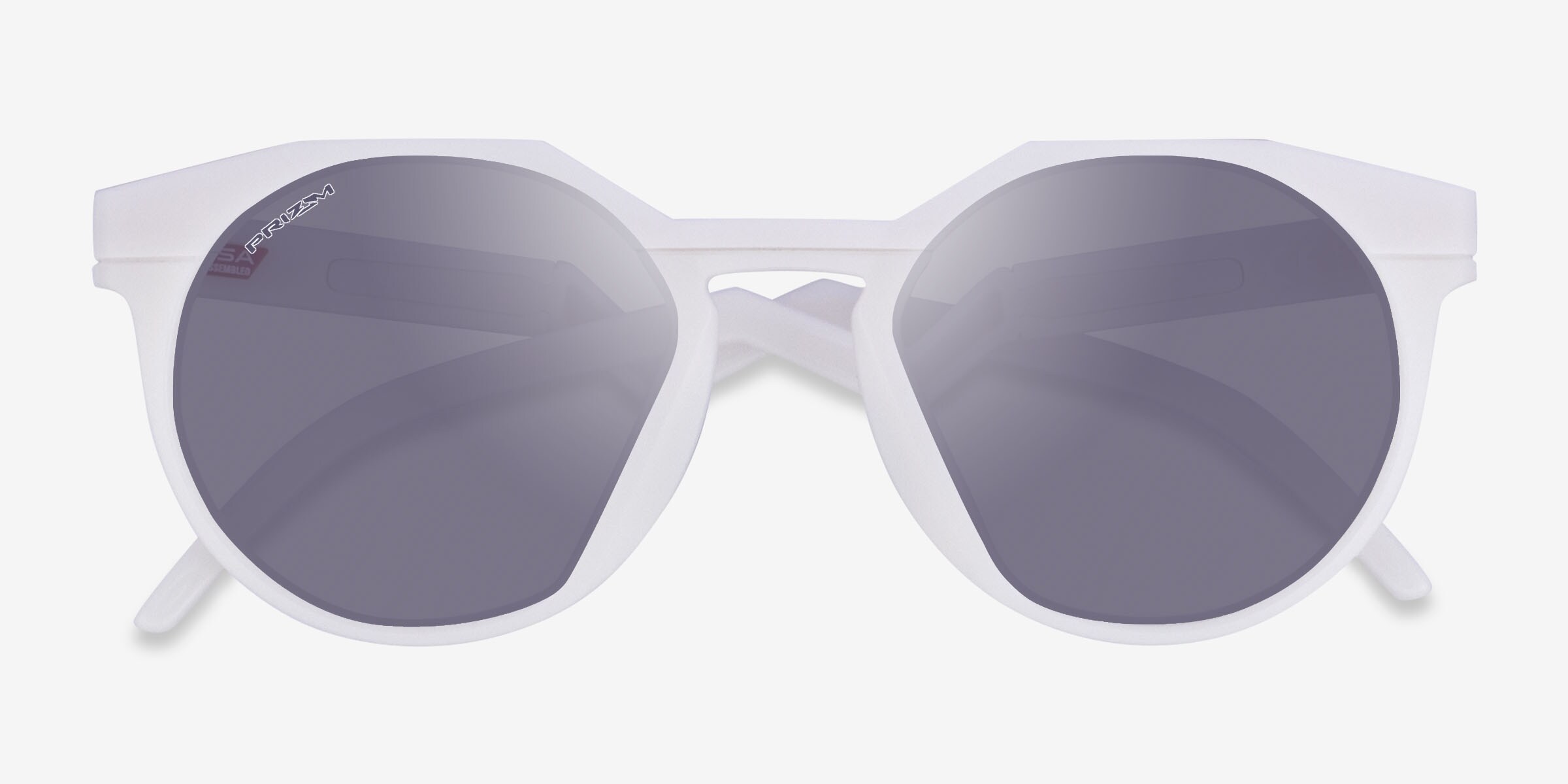 Oakley OO9242 HSTN - Geometric White Frame Prescription Sunglasses