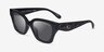 Coach HC8418U Cad18 Black Eco-friendlySunglass Frames from EyeBuyDirect, Angle View