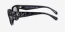 Coach HC8418U Cad18 Black Eco-friendlySunglass Frames from EyeBuyDirect, Side View