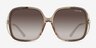 Coach HC8423U Cad80 Brown Gradient PlasticSunglass Frames from EyeBuyDirect, Front View