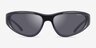 ARNETTE Nineteetwo Black Eco-friendlySunglass Frames from EyeBuyDirect, Front View