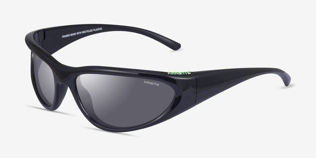 ARNETTE Nineteetwo Black Eco-friendlySunglass Frames from EyeBuyDirect, Angle View
