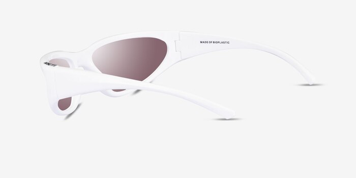 ARNETTE Nineteetwo Blanche Éco-responsable Soleil de Lunette de vue d'EyeBuyDirect