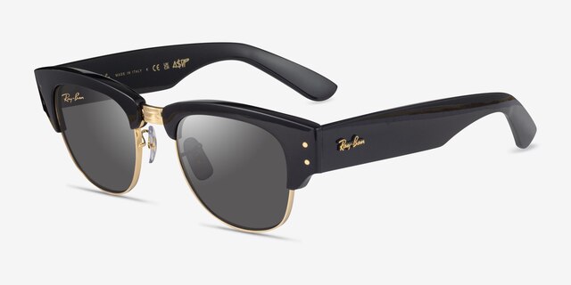 Ray-Ban RB0316S Black Gold MetalSunglass Frames from EyeBuyDirect, Angle View