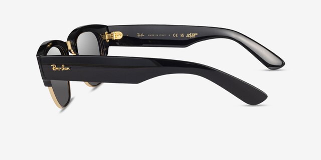 Ray-Ban RB0316S Black Gold MetalSunglass Frames from EyeBuyDirect, Side View