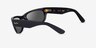 Ray-Ban Mega Balorama Polished Black PlasticSunglass Frames from EyeBuyDirect, Side View