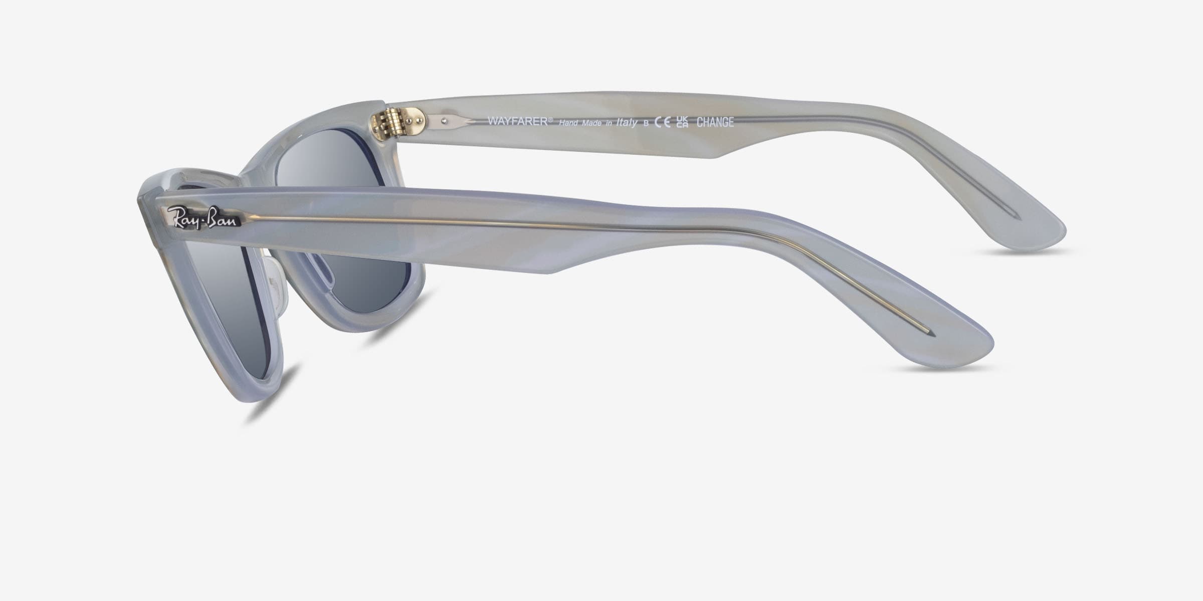 Ray-Ban RB2140 Wayfarer Wayfarer Polished Striped Gray Frame