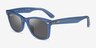 Ray-Ban RB2140F Photo Striped Blue AcetateSunglass Frames from EyeBuyDirect, Angle View