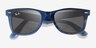 Ray-Ban RB2140F Photo Striped Blue AcetateSunglass Frames from EyeBuyDirect, Closed View