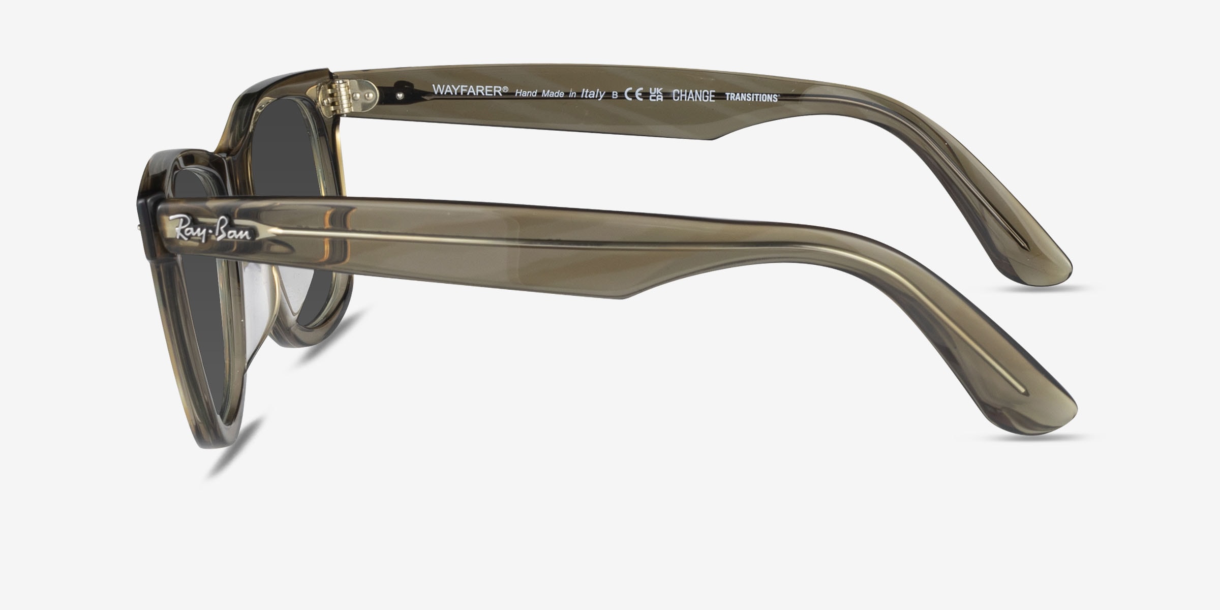 Ray-Ban RB2140F Wayfarer Change - Wayfarer Photo Striped Gray