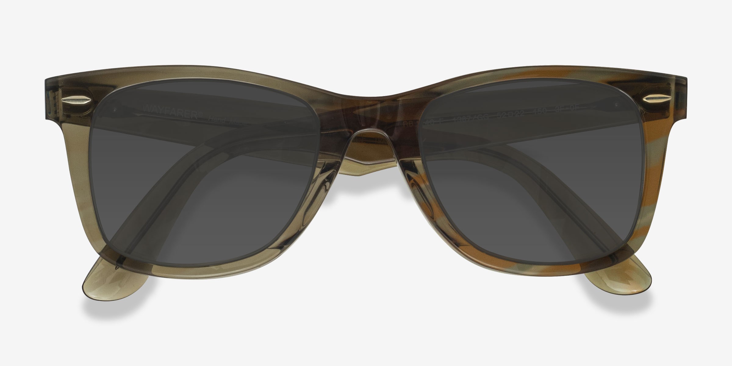 Ray-Ban RB2140F Wayfarer Change - Wayfarer Photo Striped Blue