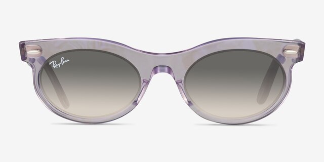 Ray-Ban RB2242 Photo Waves Purple PlasticSunglass Frames from EyeBuyDirect, Front View