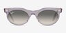 Ray-Ban RB2242 Photo Waves Purple PlasticSunglass Frames from EyeBuyDirect, Front View