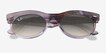 Ray-Ban Wayfarer Oval Change Photo Waves Purple PlasticSunglass Frames from EyeBuyDirect, Closed View