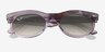 Ray-Ban RB2242 Photo Waves Purple PlasticSunglass Frames from EyeBuyDirect, Closed View