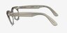 Ray-Ban Wayfarer Oval Change Photo Waves Gray PlasticSunglass Frames from EyeBuyDirect, Side View