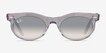 Ray-Ban RB2242F Wayfarer Oval Change Photo Waves Purple AcetateSunglass Frames from EyeBuyDirect, Front View
