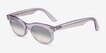 Ray-Ban RB2242F Wayfarer Oval Change Photo Waves Purple AcetateSunglass Frames from EyeBuyDirect, Angle View