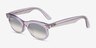 Ray-Ban RB2242F Photo Waves Purple AcetateSunglass Frames from EyeBuyDirect, Angle View