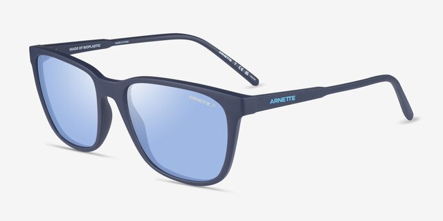 ARNETTE Cortex Matte Navy Eco-friendlySunglass Frames from EyeBuyDirect, Angle View
