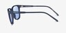 ARNETTE Cortex Matte Navy Eco-friendlySunglass Frames from EyeBuyDirect, Side View