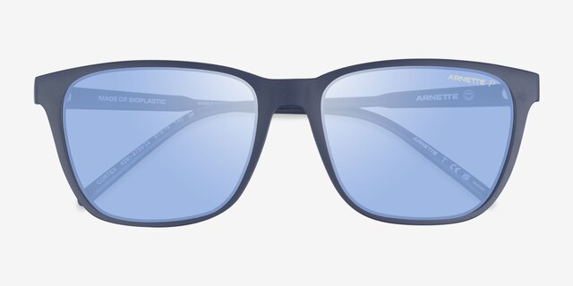 ARNETTE Cortex Matte Navy Eco-friendlySunglass Frames from EyeBuyDirect, Closed View