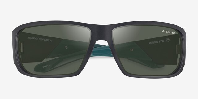 ARNETTE Snap Ii Matte Black Éco-responsableSoleil de Lunette de vue d'EyeBuyDirect, Vue Rapprochée