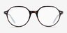 Ray-Ban RB2195 Thalia Tortoise On Light Blue AcetateSunglass Frames from EyeBuyDirect, Front View