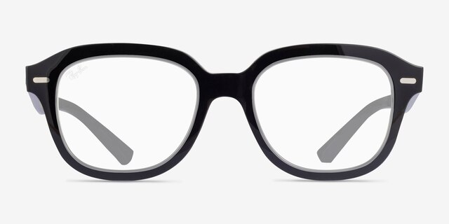 Ray-Ban RB4398 Erik Black PlasticSunglass Frames from EyeBuyDirect, Front View