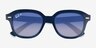 Ray-Ban RB4398 Erik Navy PlasticSunglass Frames from EyeBuyDirect, Closed View