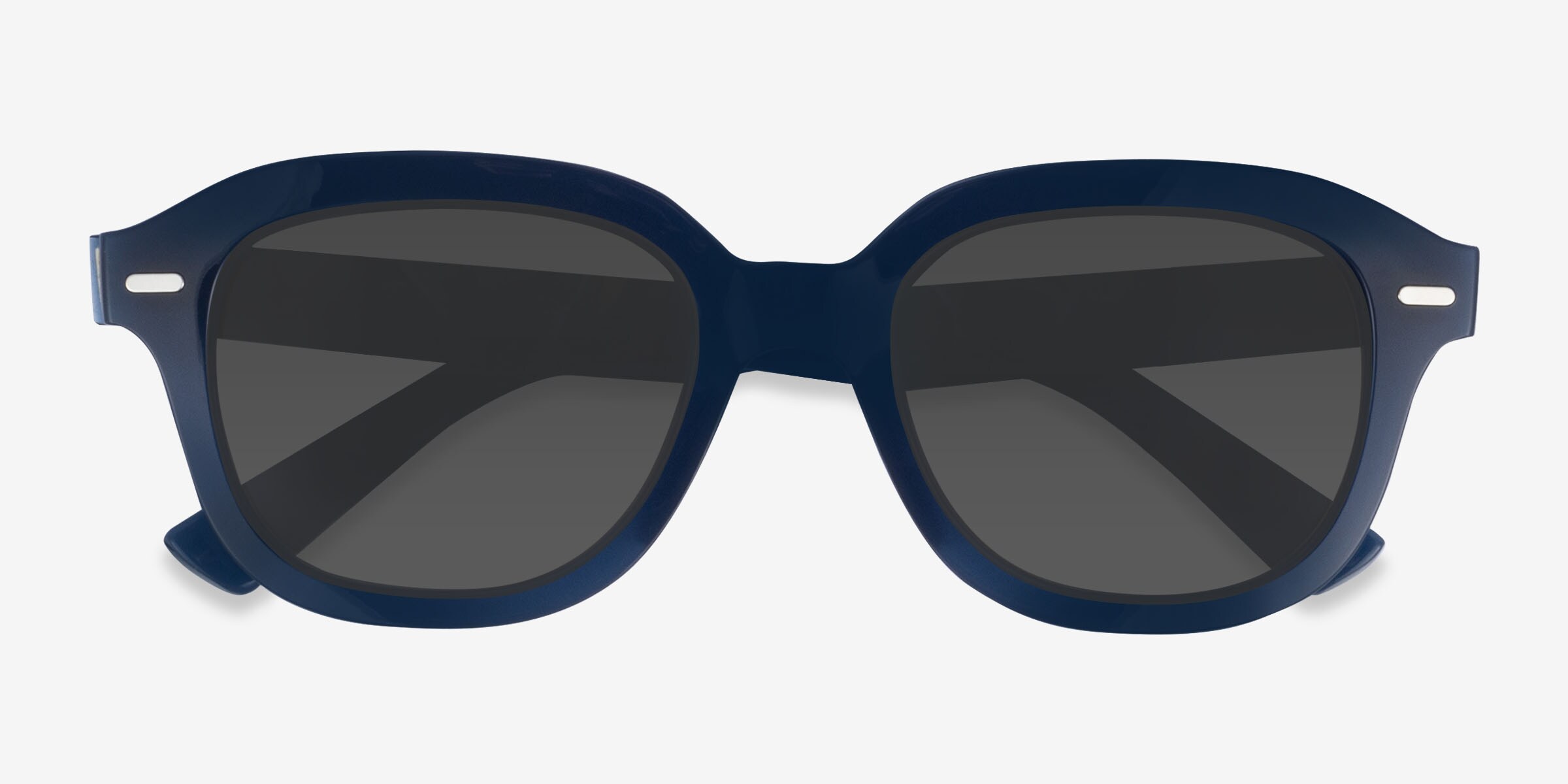 Ray-Ban RB4398 Erik - Square Navy Frame Prescription Sunglasses