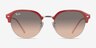 Ray-Ban RB4429 Red Plastic-metalSunglass Frames from EyeBuyDirect, Front View